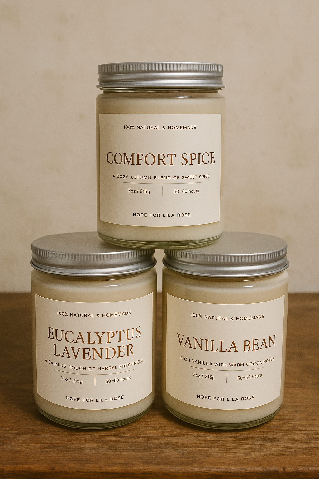 Homemade Candles By Lila Rose